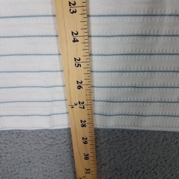 Nike Tiger Woods Polo Shirt Adult Medium White Stripe Falcon Point Golf Club Men - Picture 11 of 15